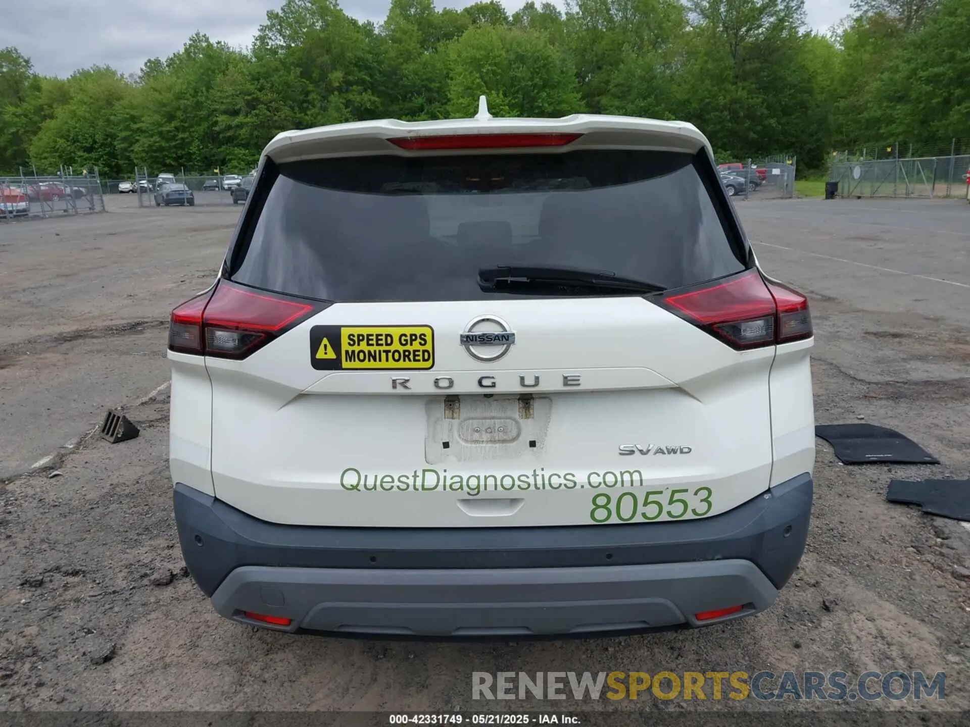 17 Photograph of a damaged car 5N1AT3BB5MC751932 NISSAN ROGUE 2021