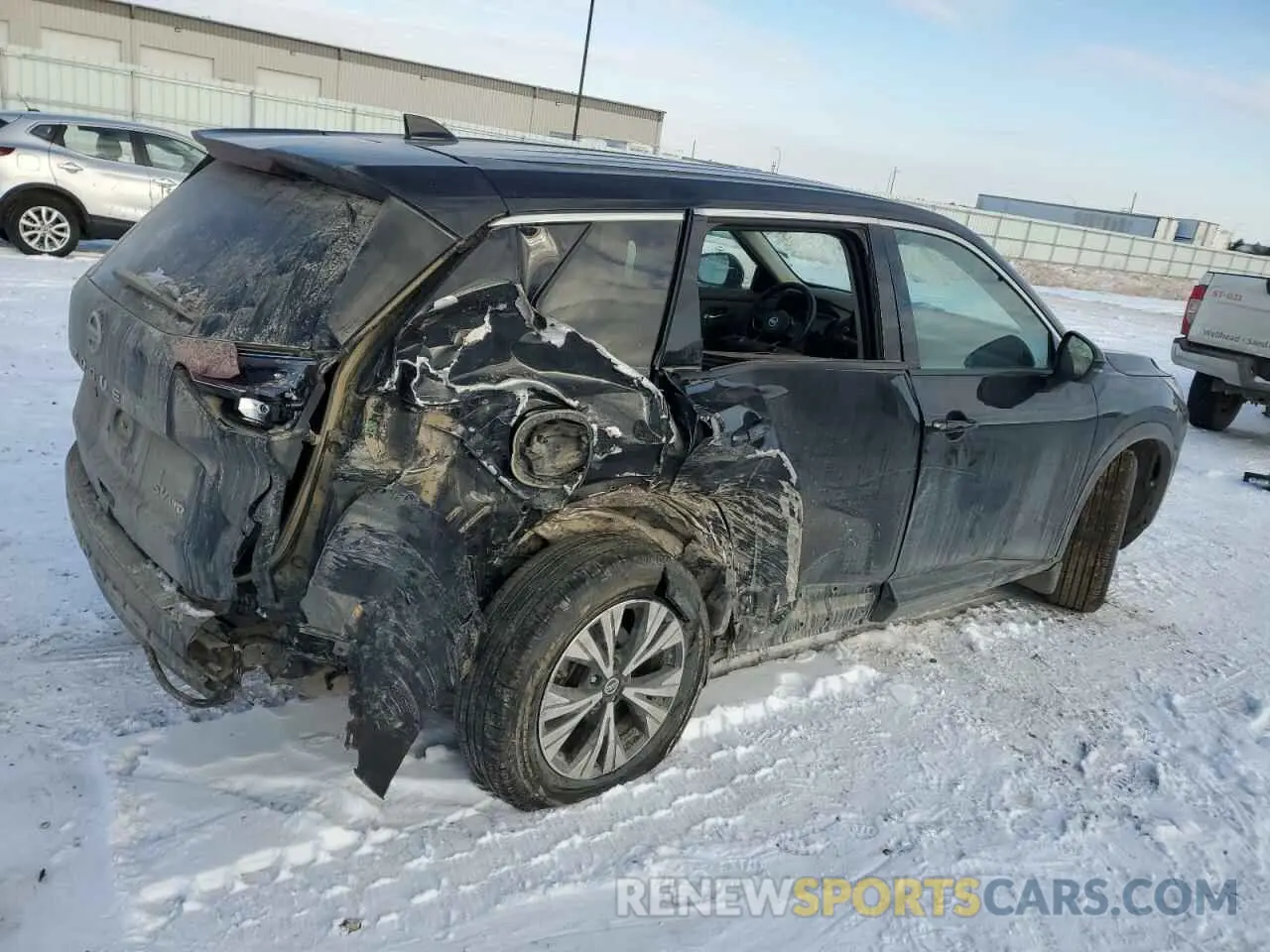3 Photograph of a damaged car 5N1AT3BB5MC773378 NISSAN ROGUE 2021