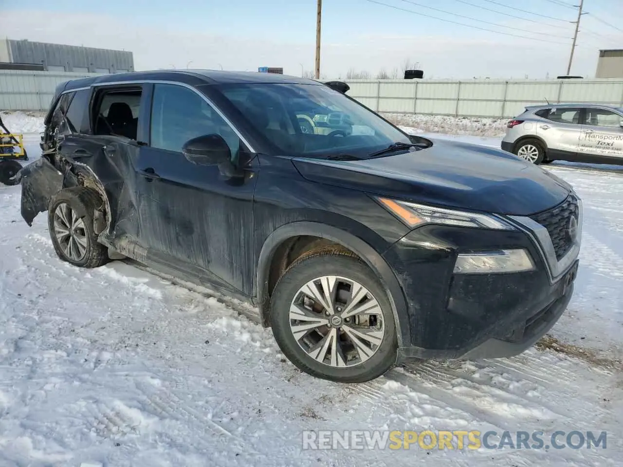 4 Photograph of a damaged car 5N1AT3BB5MC773378 NISSAN ROGUE 2021