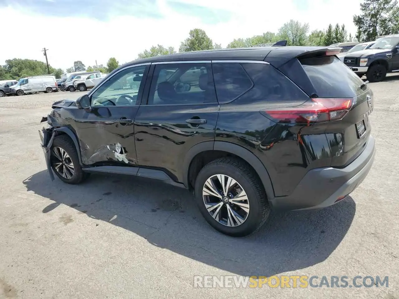 2 Photograph of a damaged car 5N1AT3BB5MC783862 NISSAN ROGUE 2021