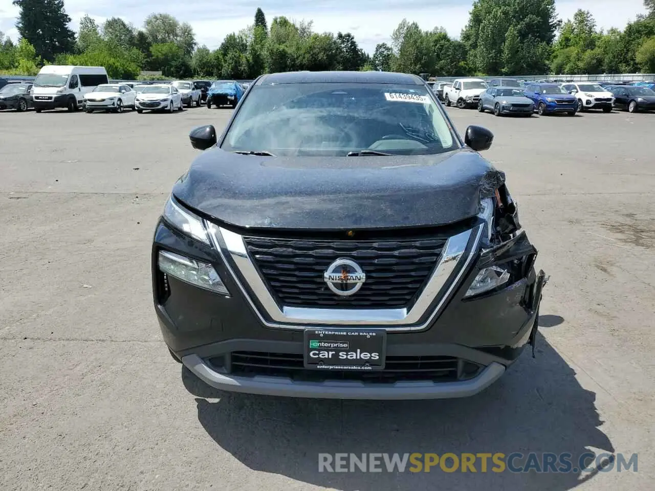5 Photograph of a damaged car 5N1AT3BB5MC783862 NISSAN ROGUE 2021
