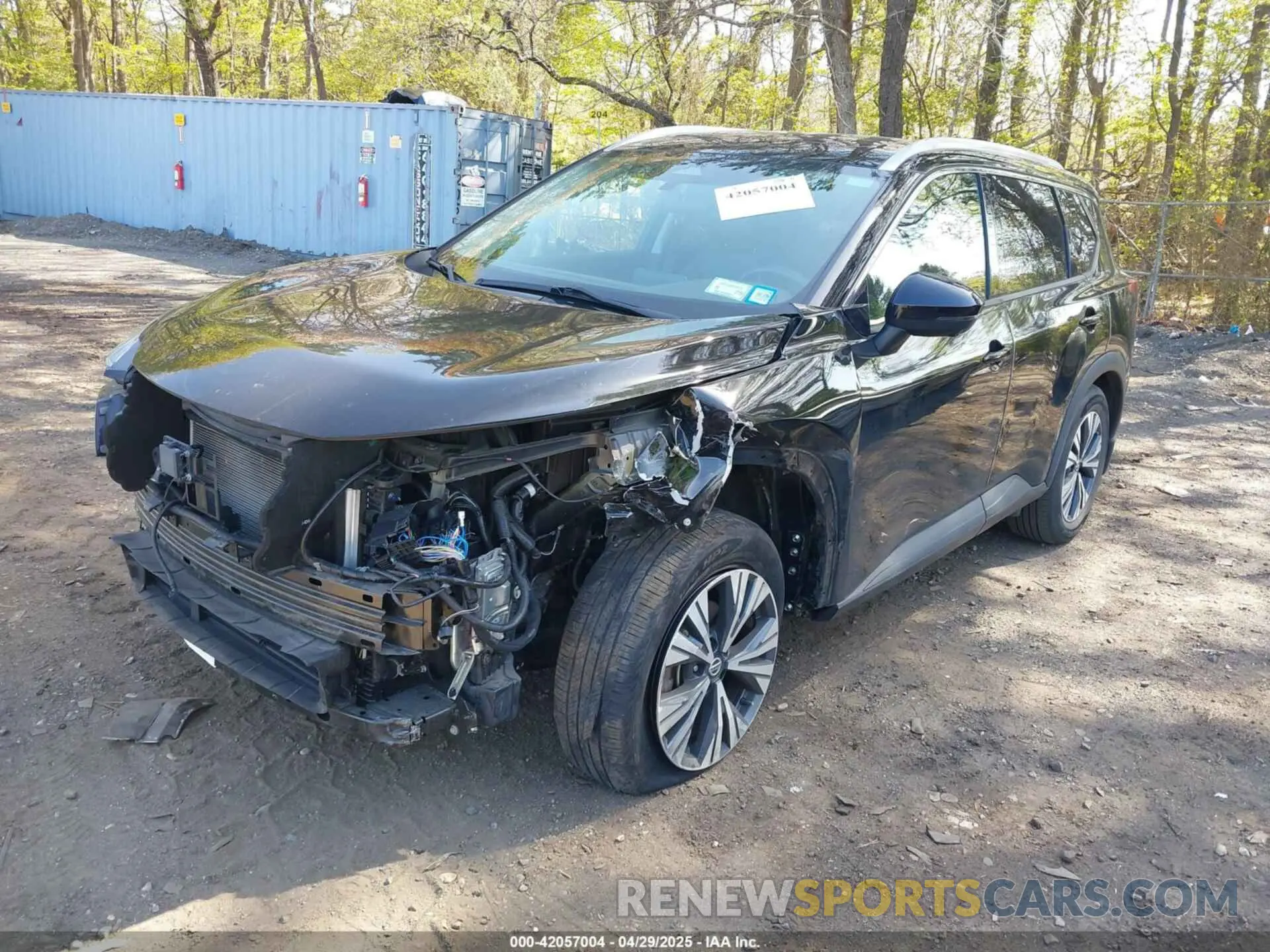 2 Photograph of a damaged car 5N1AT3BB5MC803060 NISSAN ROGUE 2021