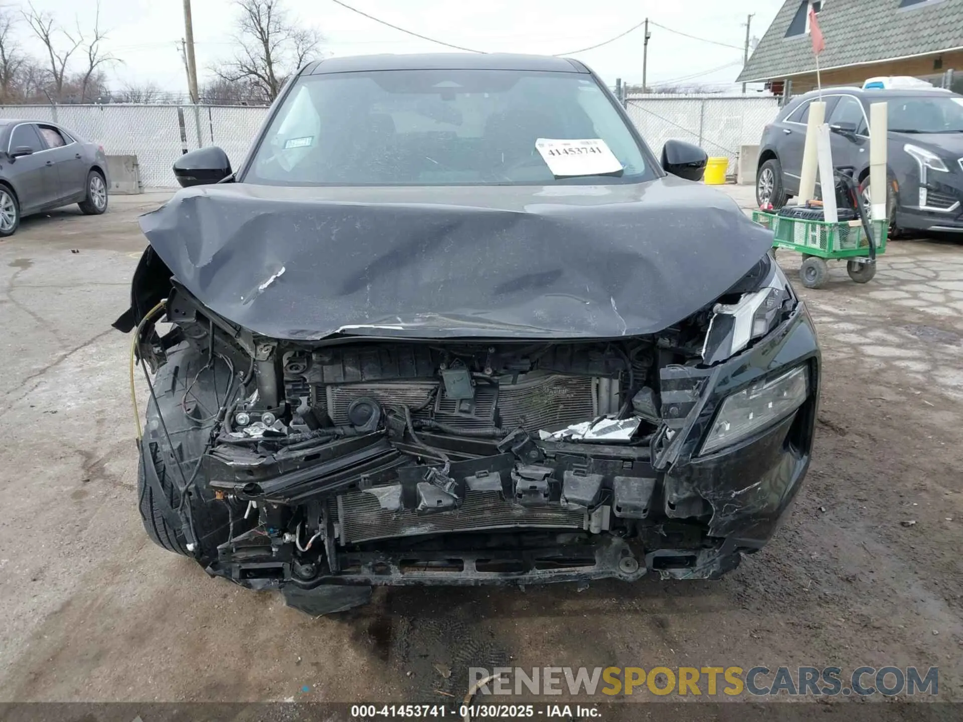 12 Photograph of a damaged car 5N1AT3BB5MC839864 NISSAN ROGUE 2021