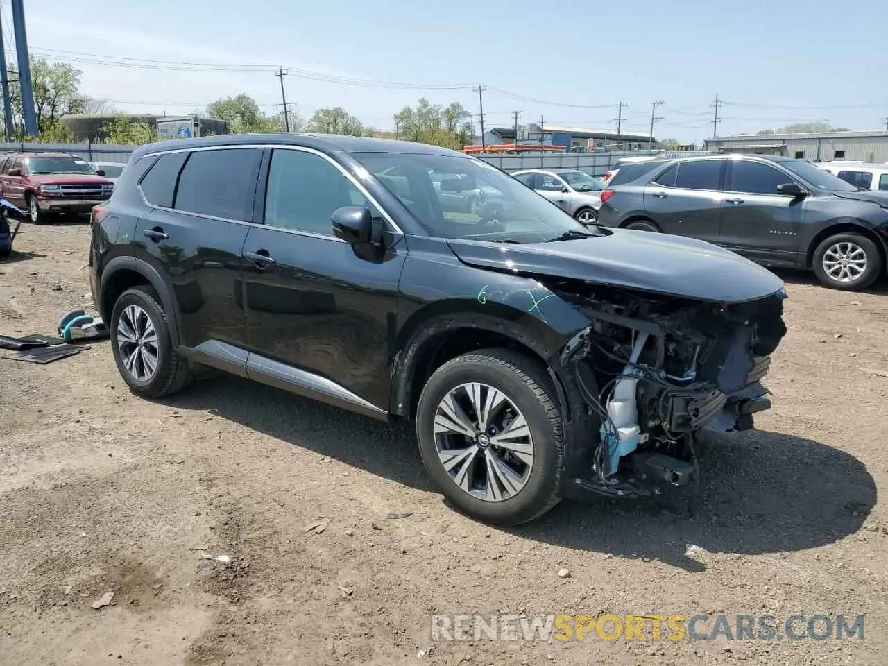 4 Photograph of a damaged car 5N1AT3BB6MC704215 NISSAN ROGUE 2021