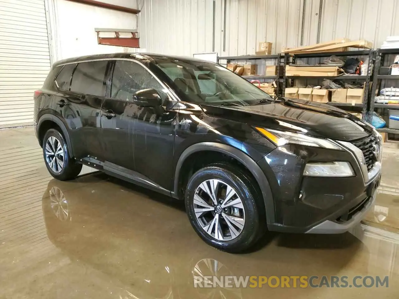 4 Photograph of a damaged car 5N1AT3BB6MC792764 NISSAN ROGUE 2021
