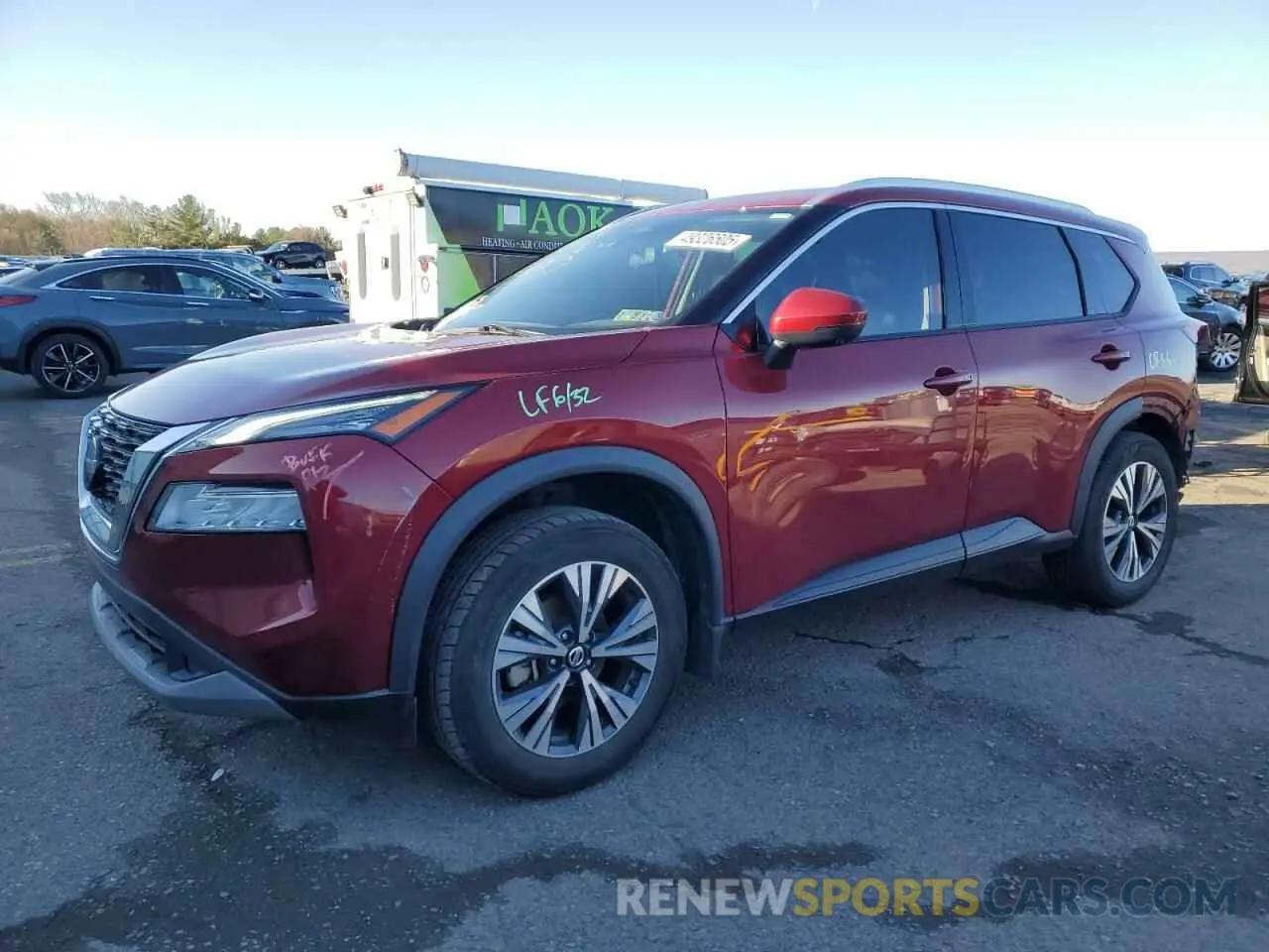 1 Photograph of a damaged car 5N1AT3BB7MC690969 NISSAN ROGUE 2021