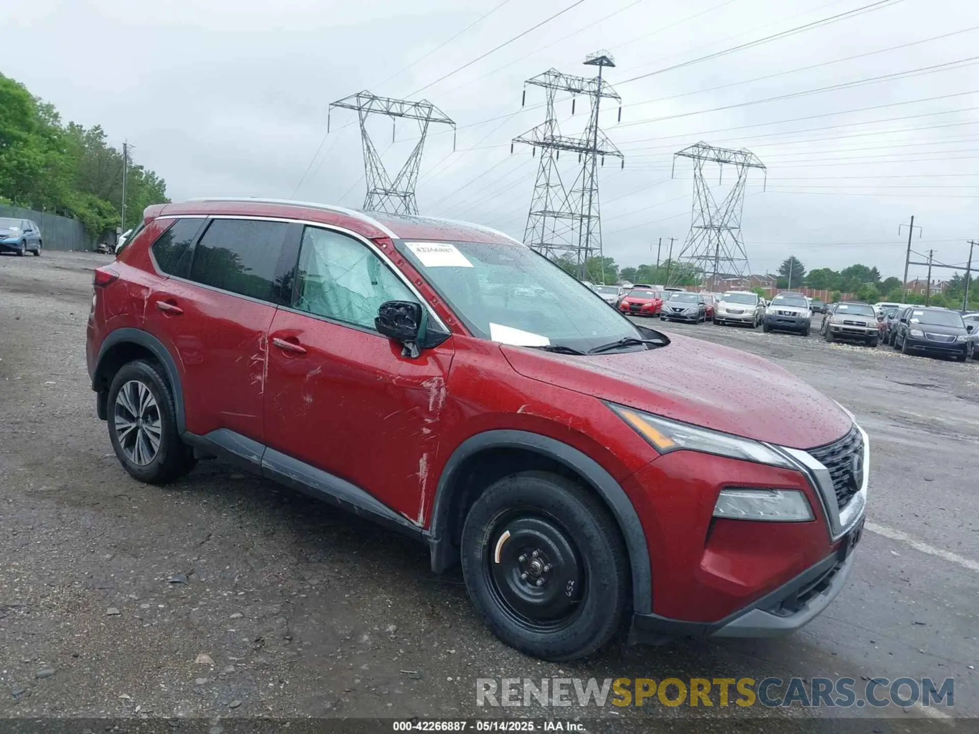 1 Photograph of a damaged car 5N1AT3BB7MC723243 NISSAN ROGUE 2021