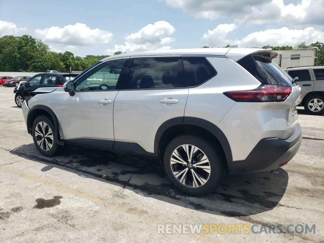 2 Photograph of a damaged car 5N1AT3BB7MC733691 NISSAN ROGUE 2021