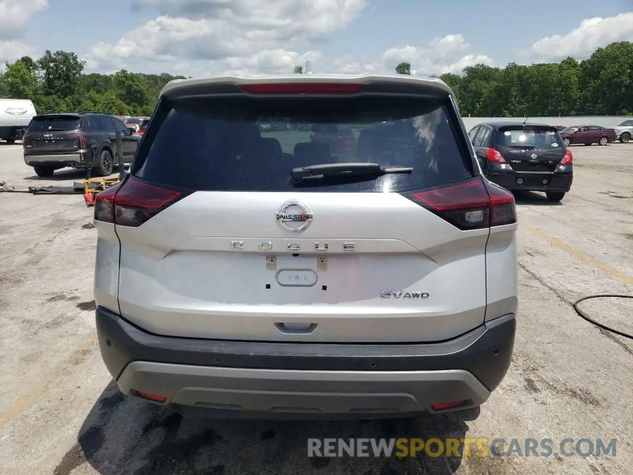 6 Photograph of a damaged car 5N1AT3BB7MC733691 NISSAN ROGUE 2021