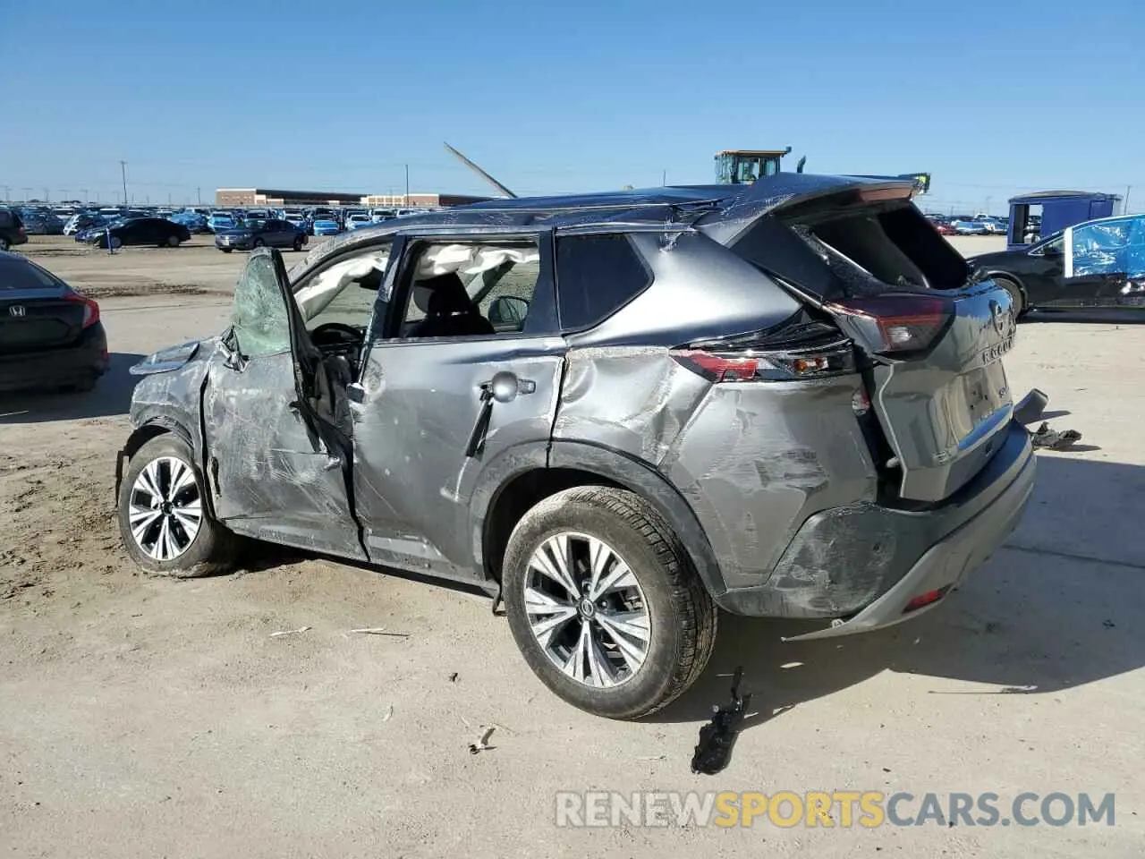 2 Photograph of a damaged car 5N1AT3BB7MC779036 NISSAN ROGUE 2021