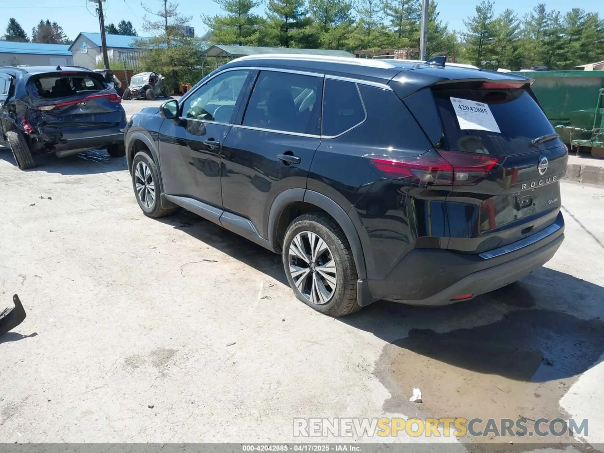 3 Photograph of a damaged car 5N1AT3BB9MC772427 NISSAN ROGUE 2021