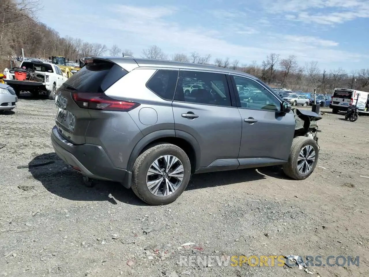 3 Photograph of a damaged car 5N1AT3BB9MC773674 NISSAN ROGUE 2021