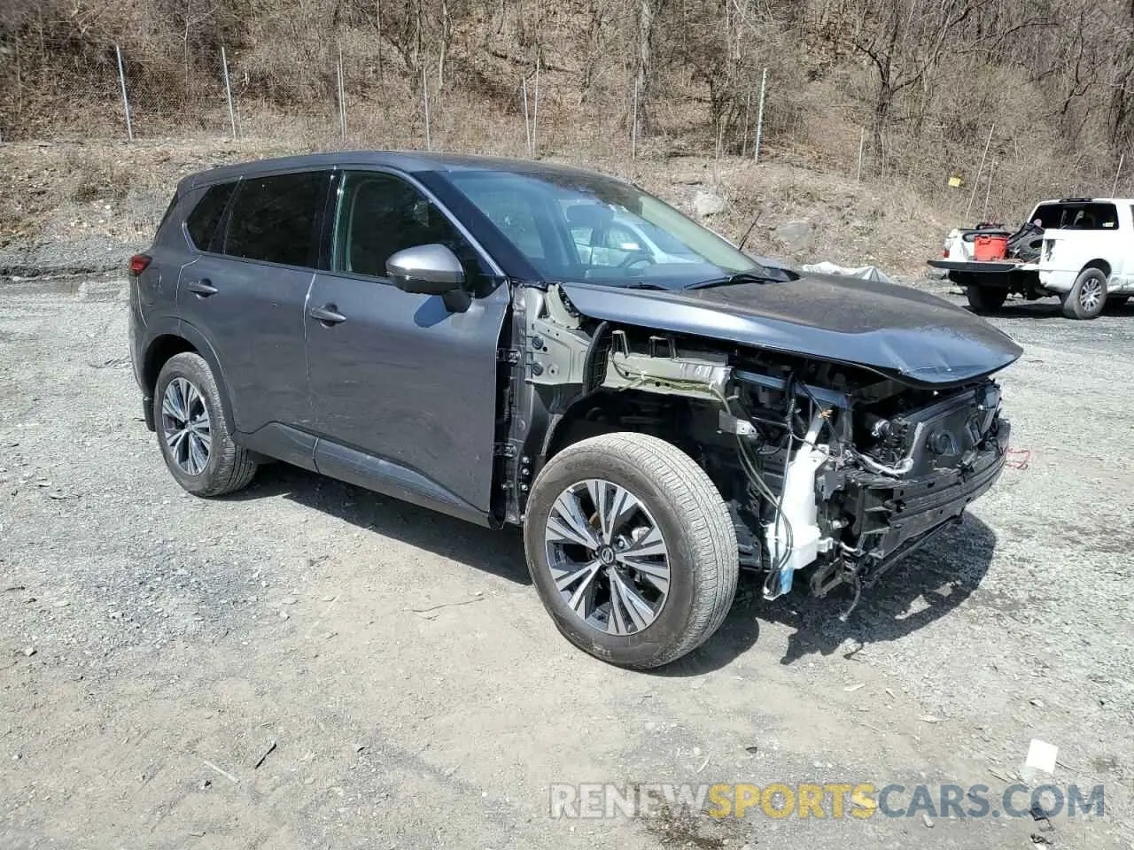 4 Photograph of a damaged car 5N1AT3BB9MC773674 NISSAN ROGUE 2021