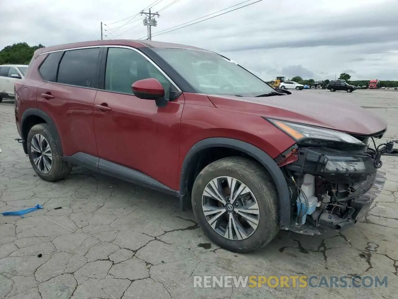4 Фотография поврежденного автомобиля 5N1AT3BB9MC812635 NISSAN ROGUE 2021