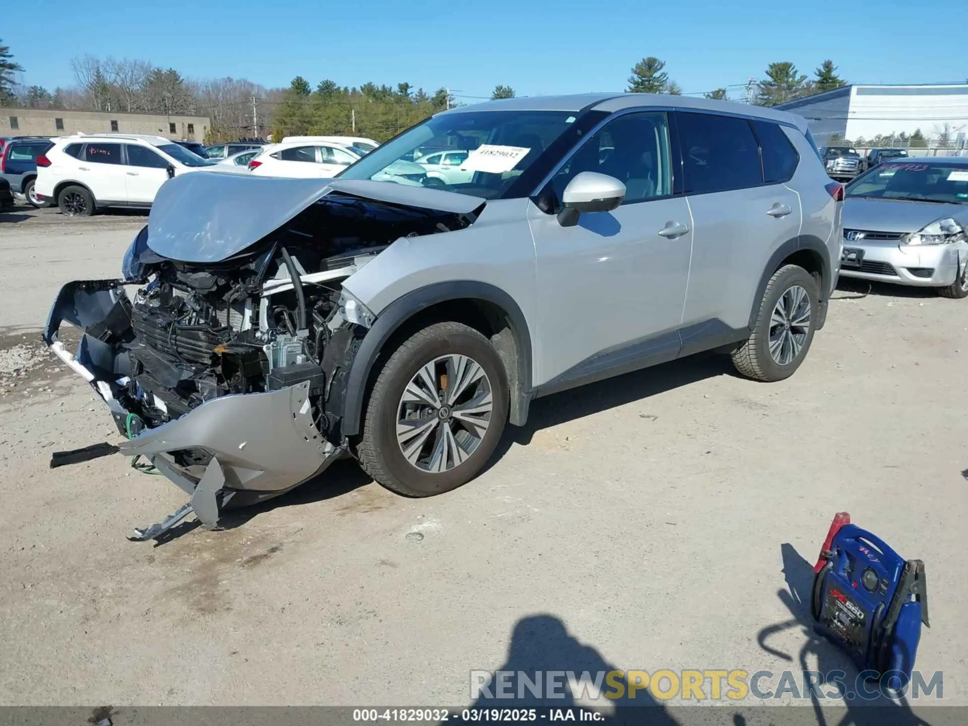 2 Photograph of a damaged car 5N1AT3BB9MC812764 NISSAN ROGUE 2021