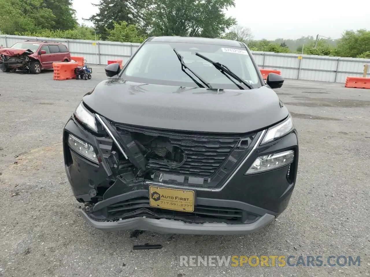 5 Photograph of a damaged car 5N1AT3BB9MC848809 NISSAN ROGUE 2021
