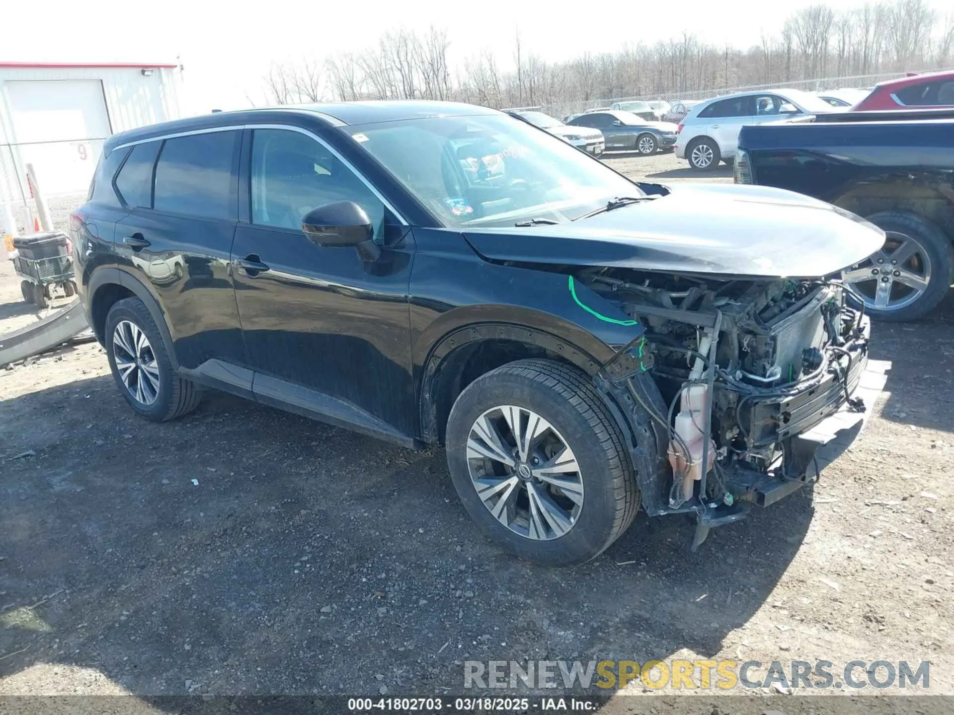 1 Photograph of a damaged car 5N1AT3BBXMC791505 NISSAN ROGUE 2021