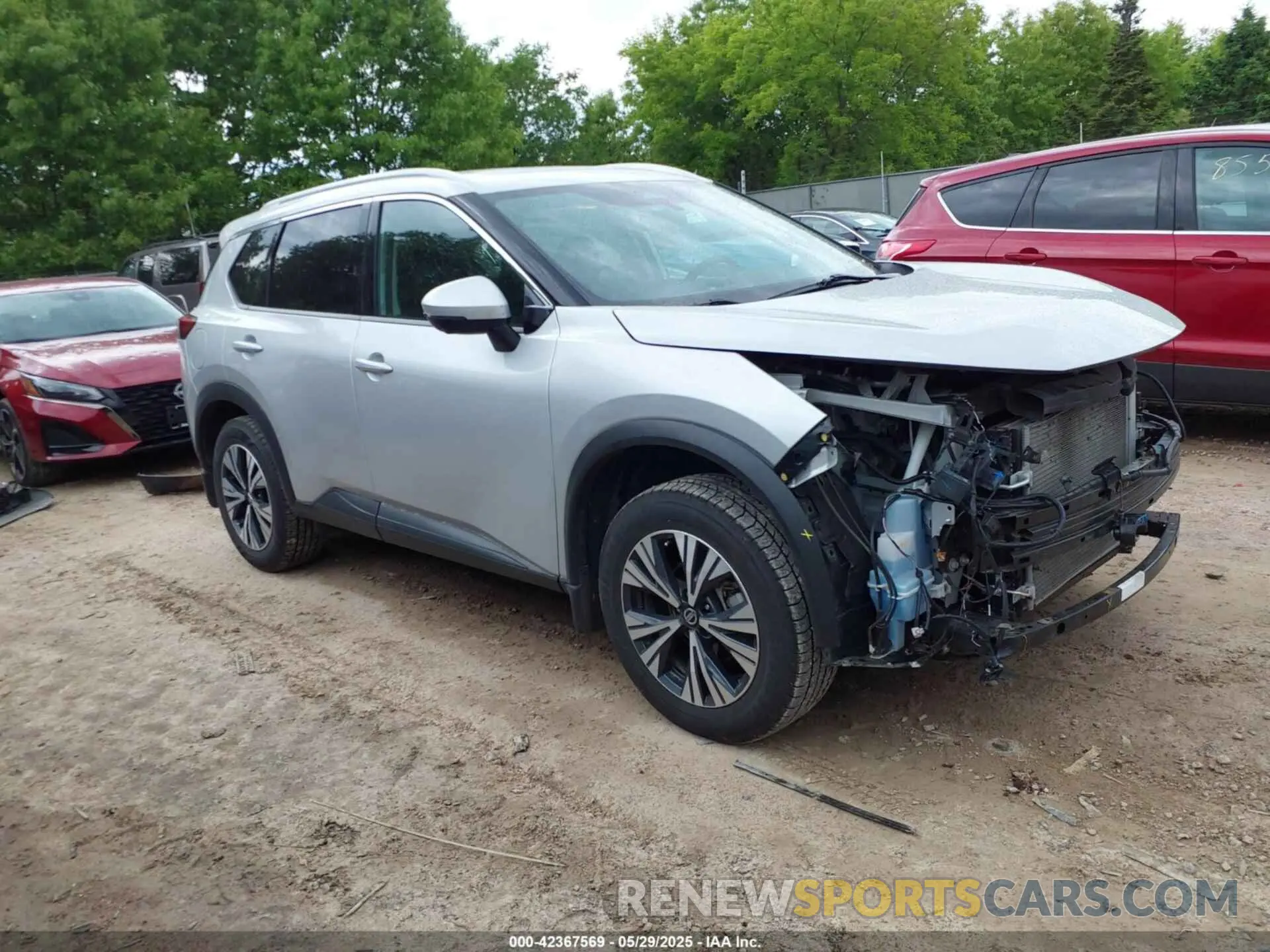 1 Photograph of a damaged car 5N1AT3BBXMC799877 NISSAN ROGUE 2021