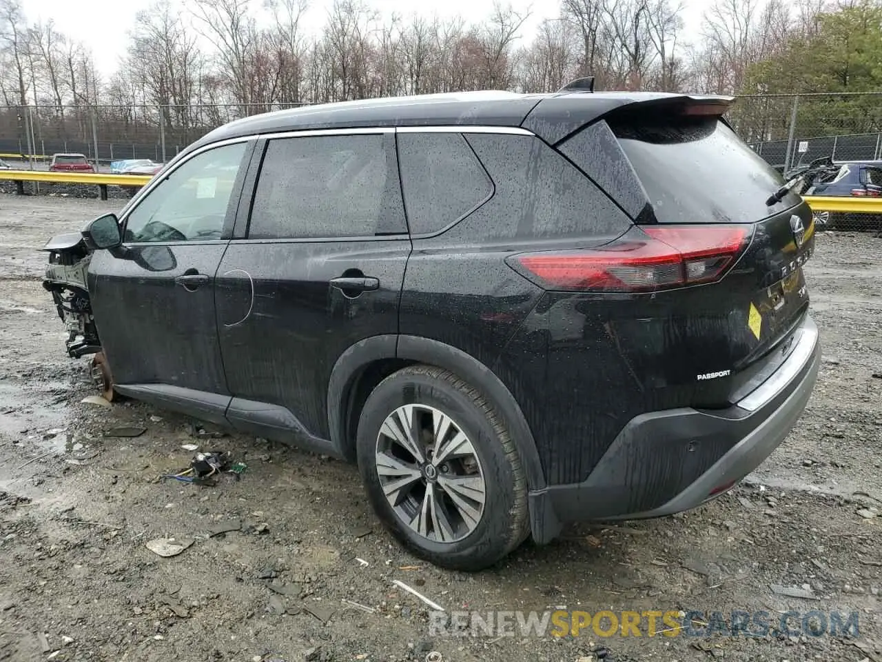 2 Photograph of a damaged car 5N1AT3BBXMC832165 NISSAN ROGUE 2021