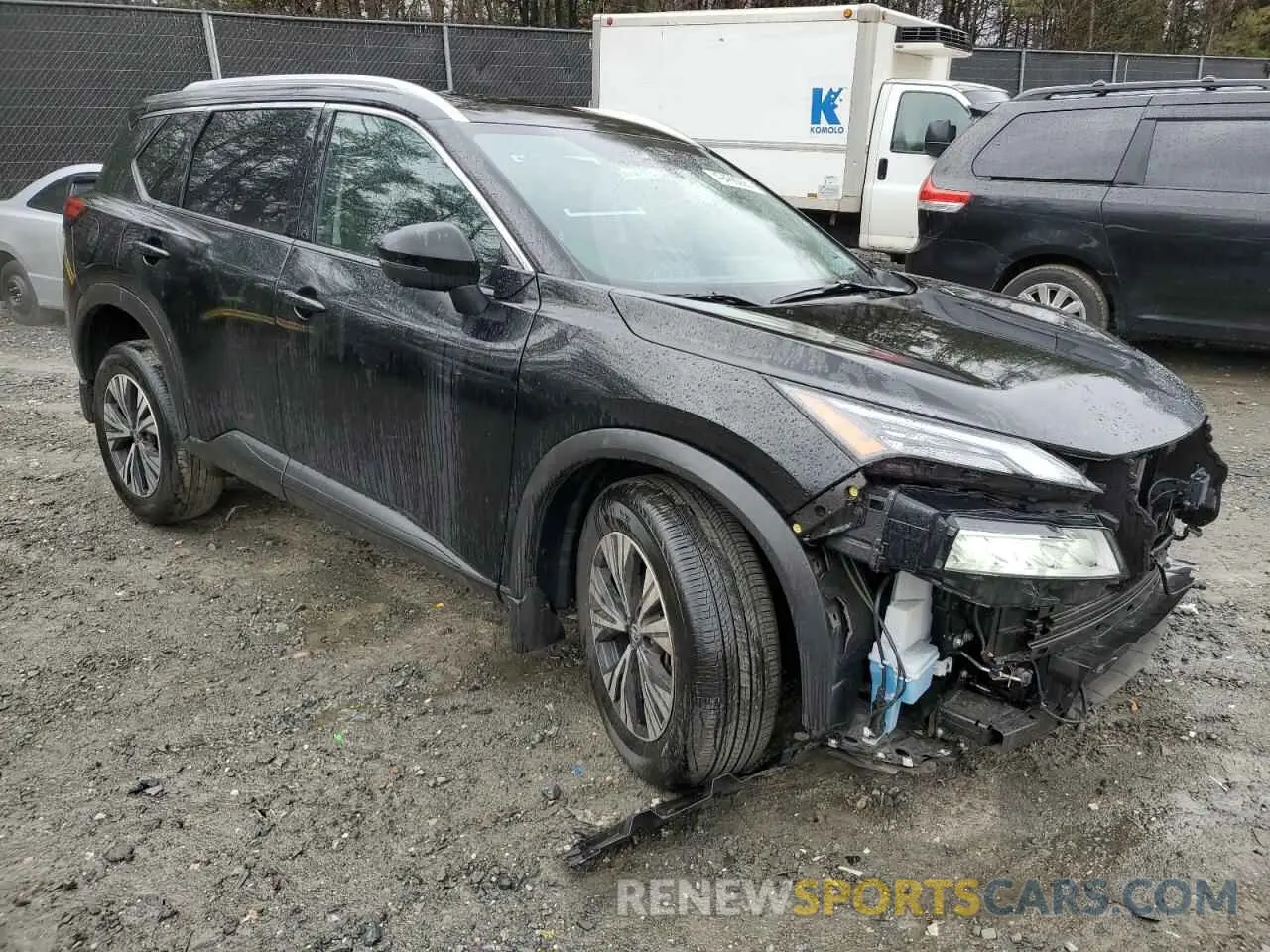 4 Photograph of a damaged car 5N1AT3BBXMC832165 NISSAN ROGUE 2021
