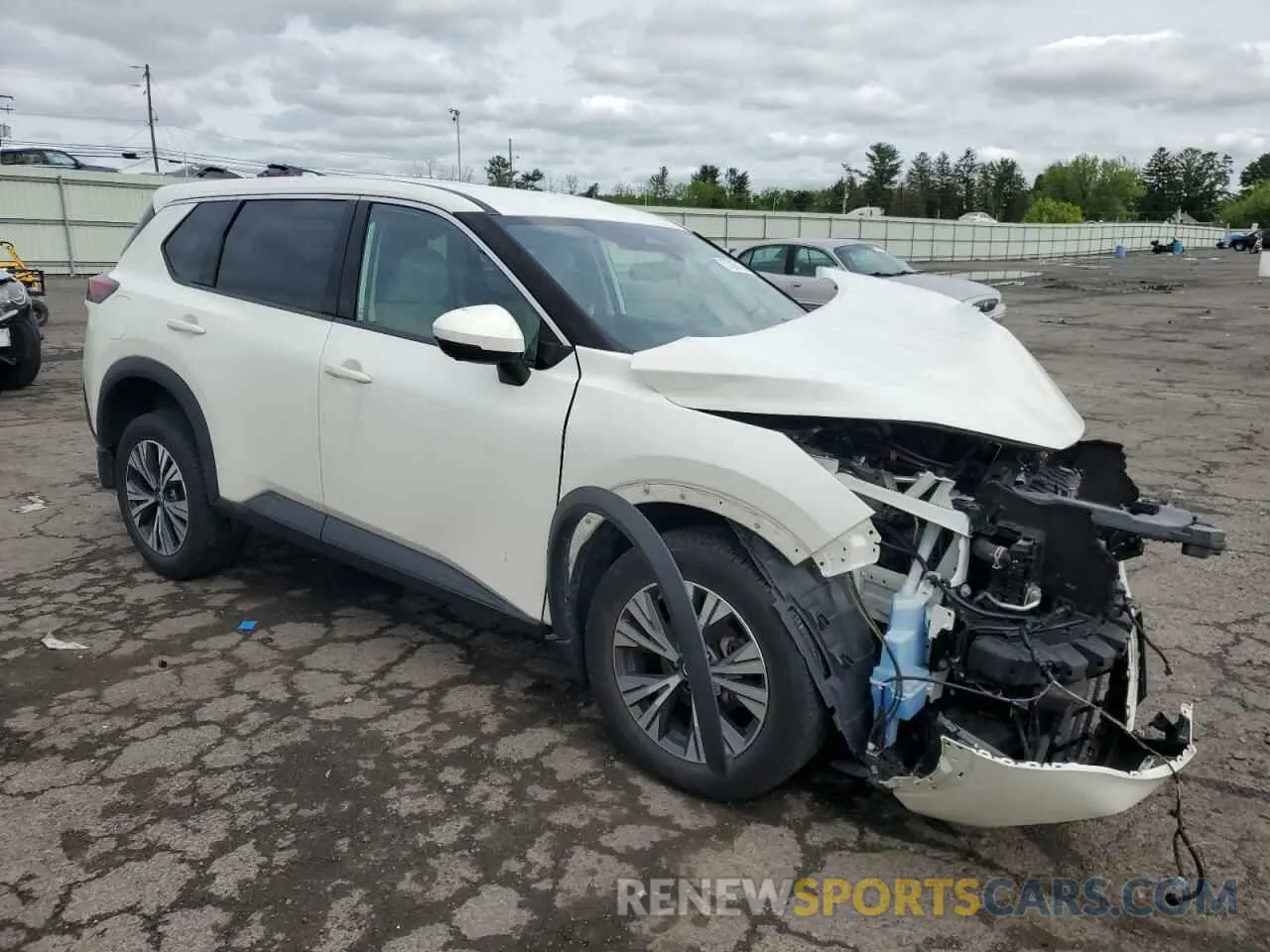 4 Photograph of a damaged car 5N1AT3BBXMC836653 NISSAN ROGUE 2021