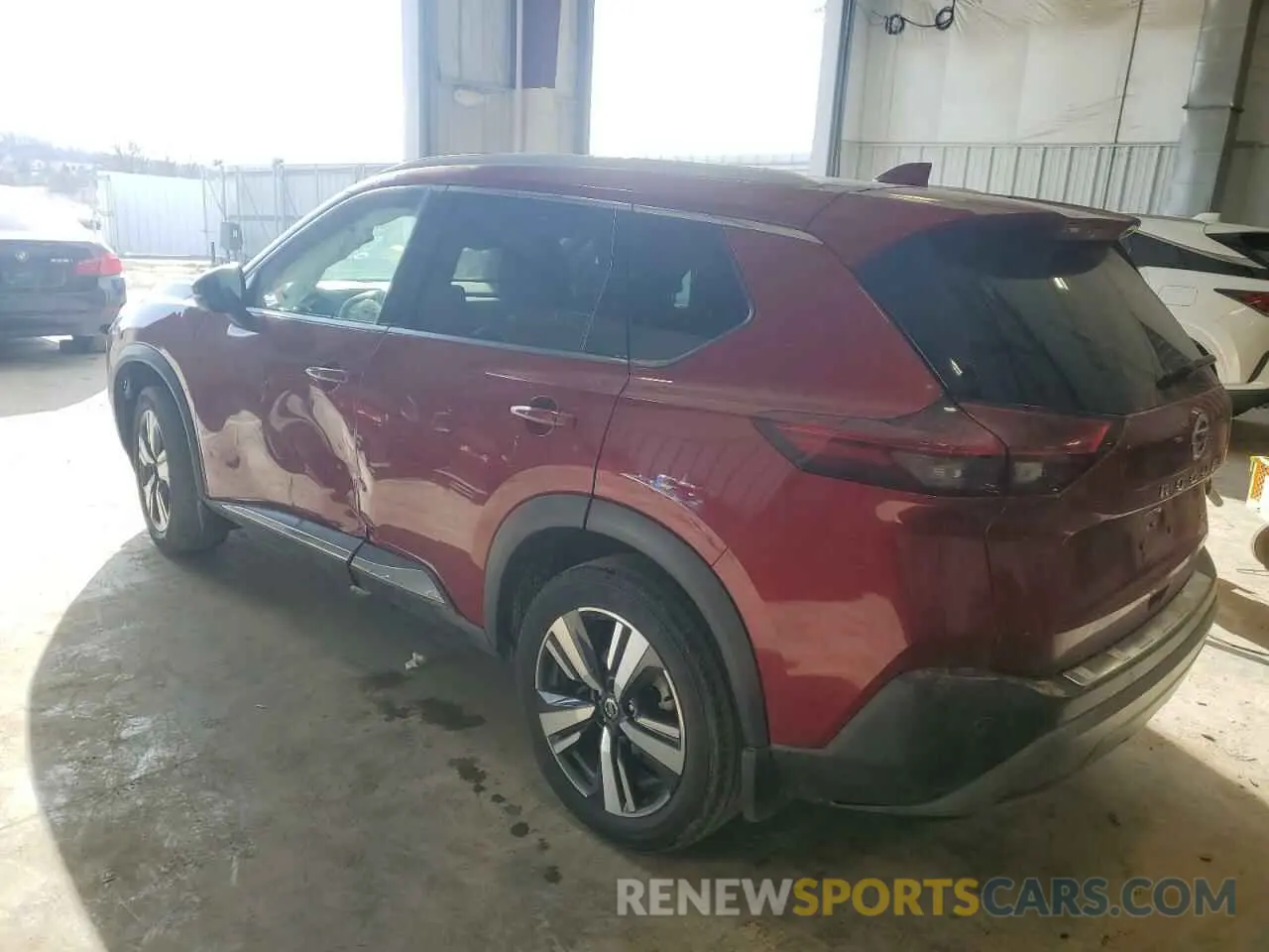 2 Photograph of a damaged car 5N1AT3CA3MC740448 NISSAN ROGUE 2021