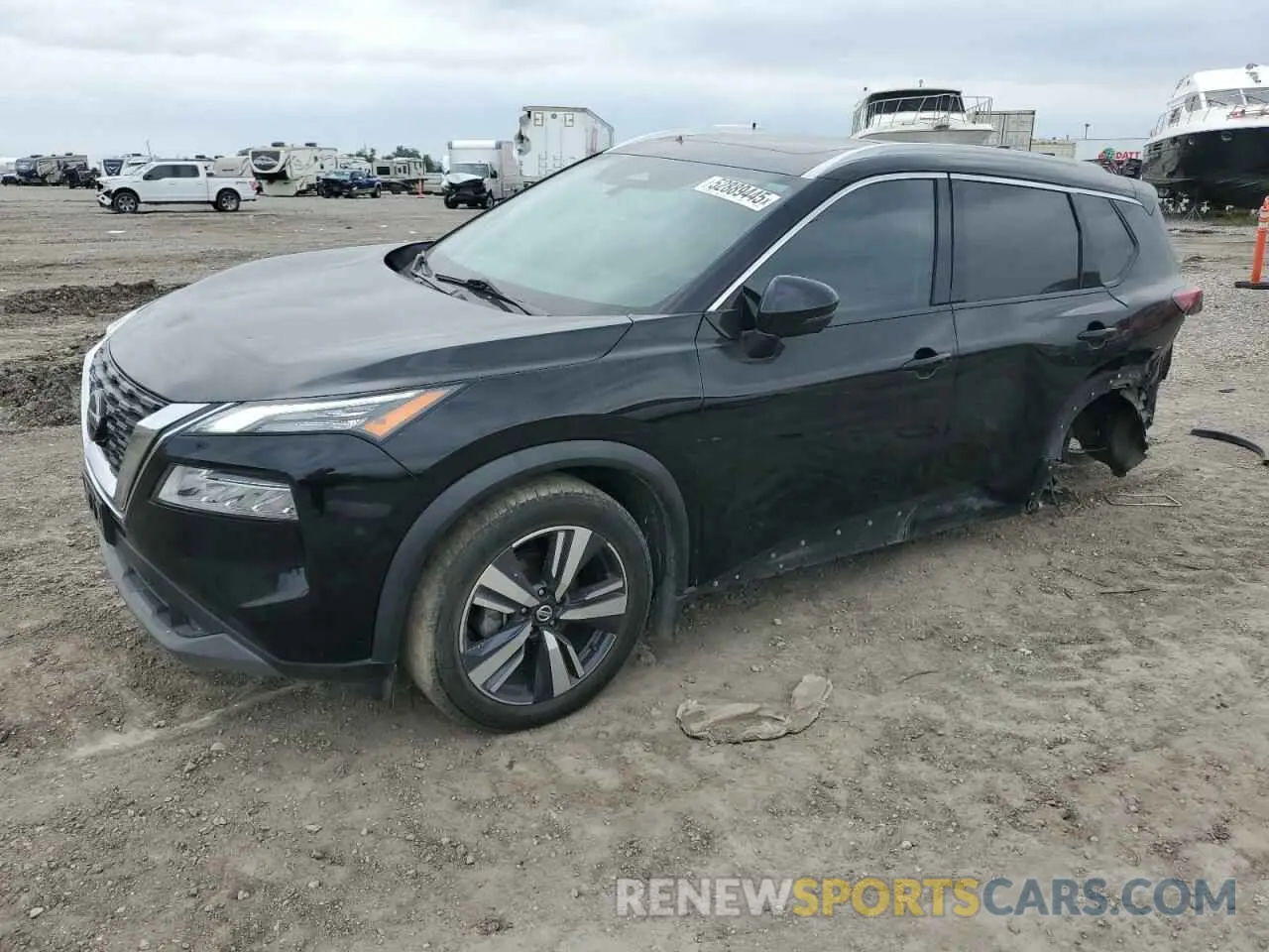 1 Photograph of a damaged car 5N1AT3CA6MC702566 NISSAN ROGUE 2021
