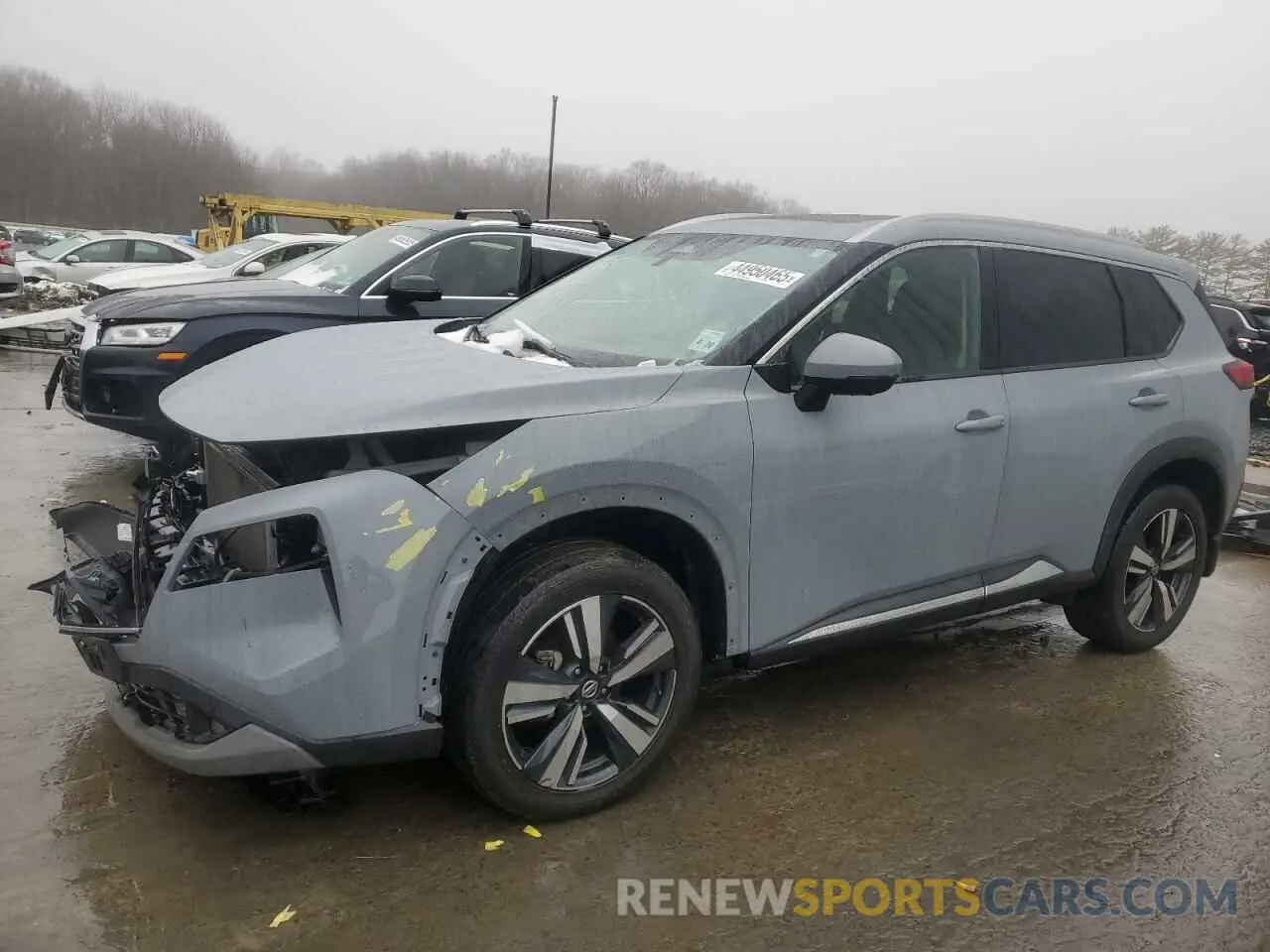 1 Photograph of a damaged car 5N1AT3CB0MC719873 NISSAN ROGUE 2021