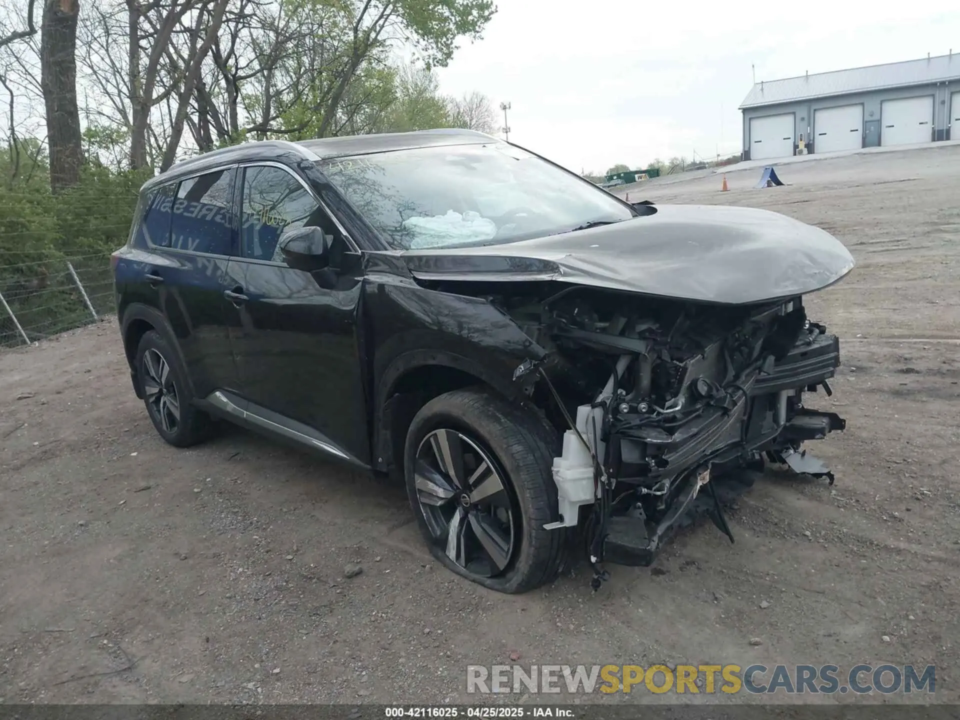 1 Photograph of a damaged car 5N1AT3CB1MC755068 NISSAN ROGUE 2021