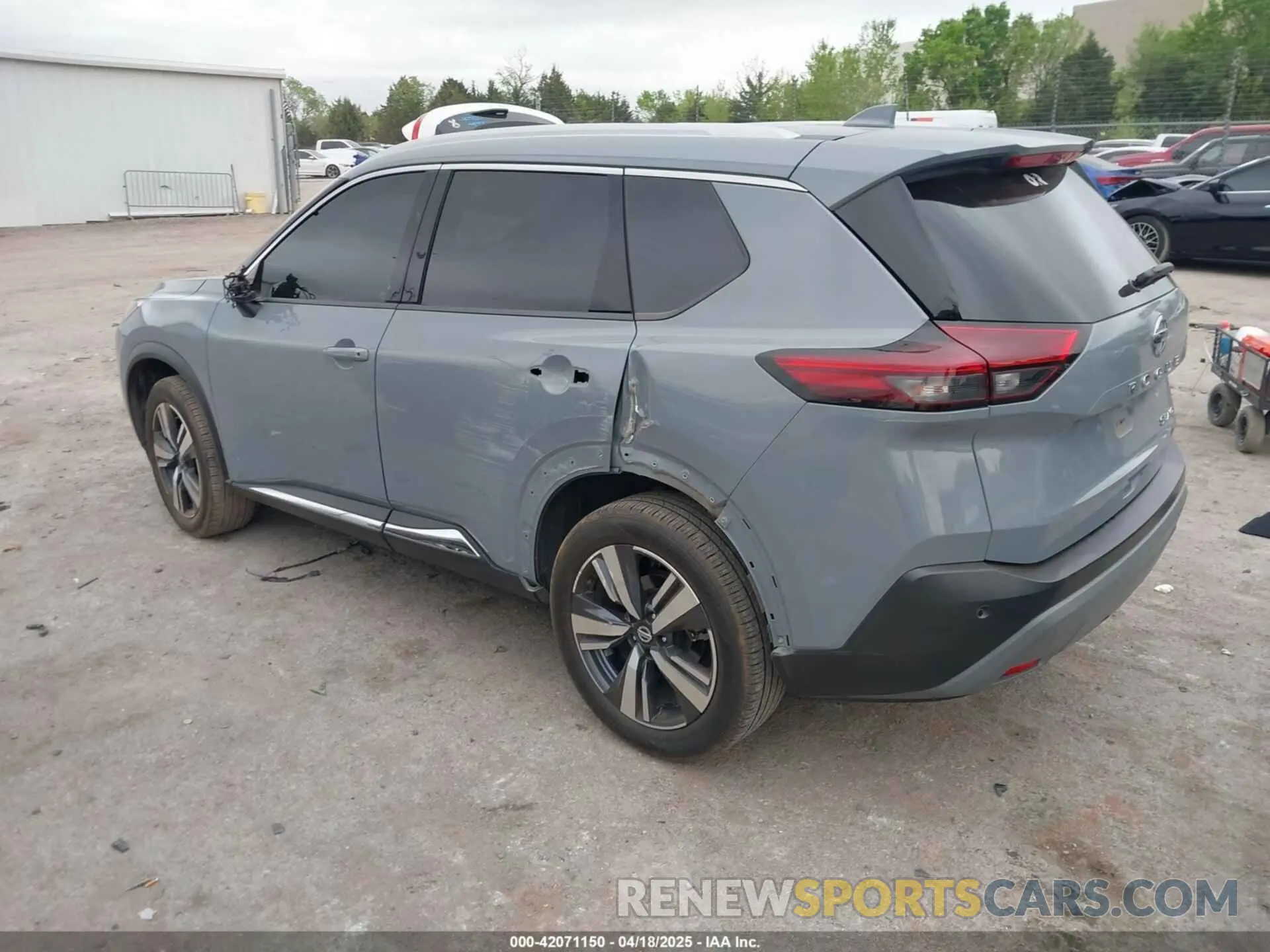 3 Photograph of a damaged car 5N1AT3CB1MC793223 NISSAN ROGUE 2021