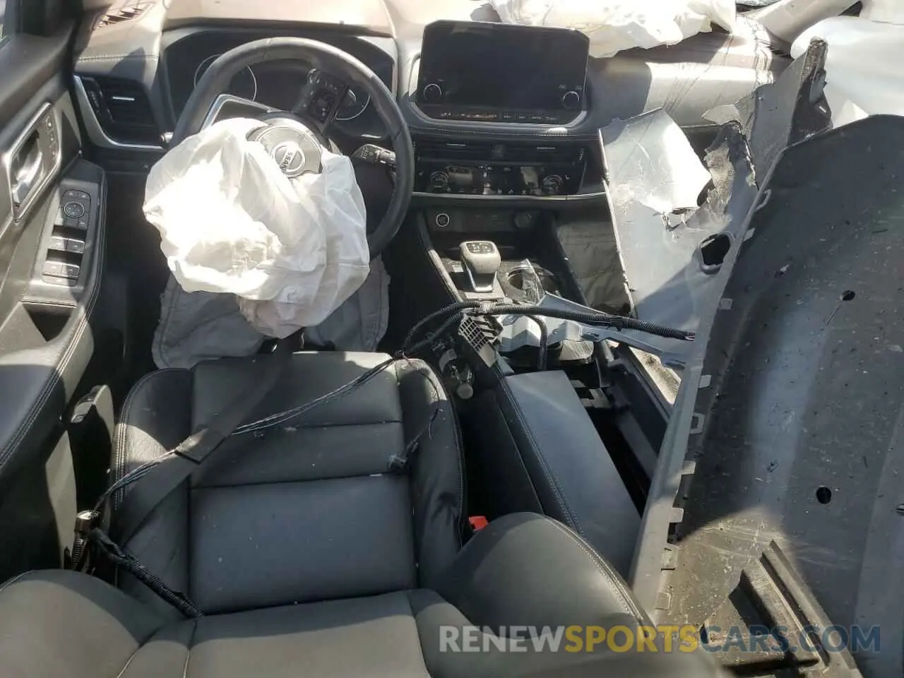 8 Photograph of a damaged car 5N1AT3CB3MC698646 NISSAN ROGUE 2021