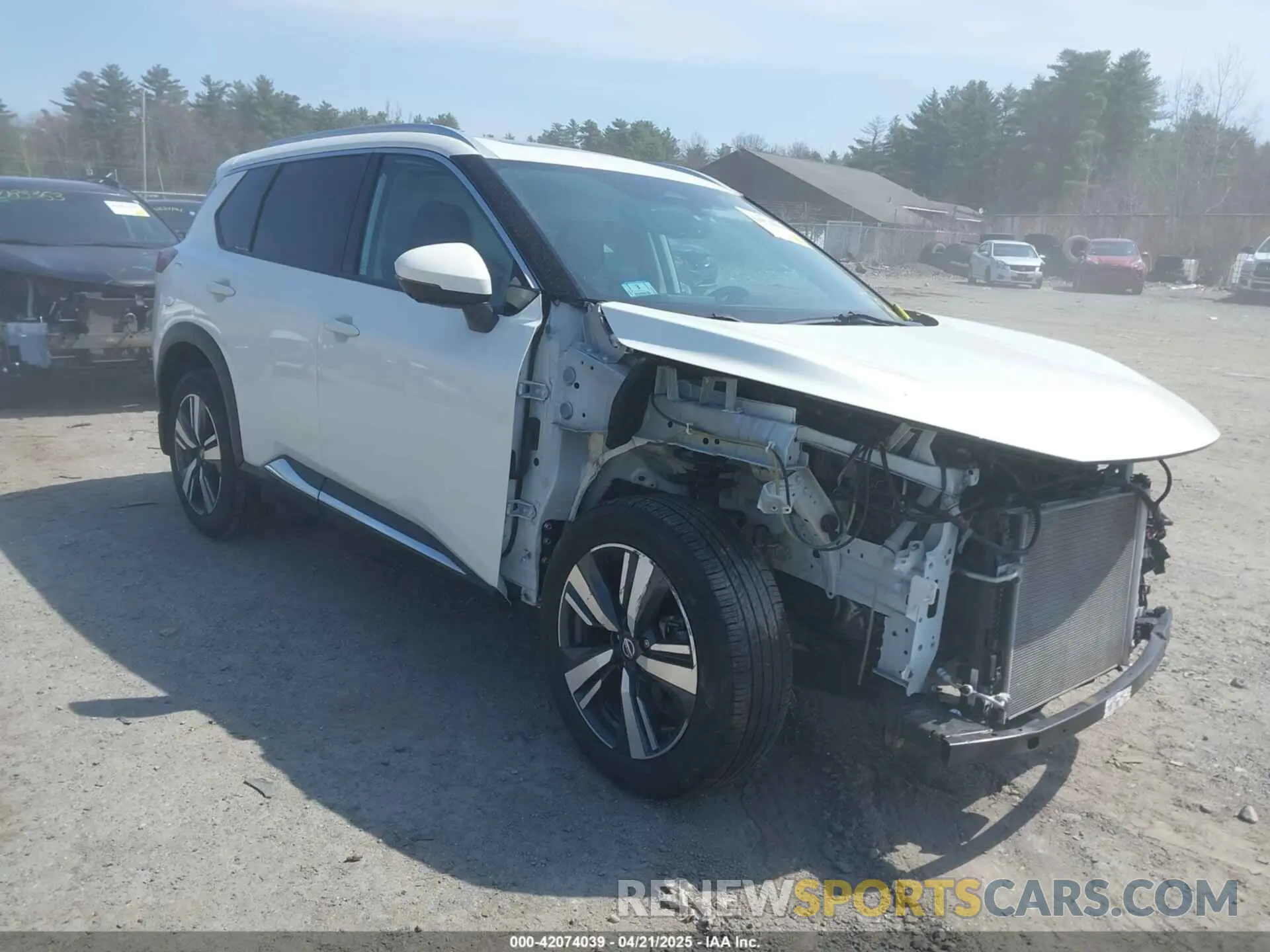 1 Photograph of a damaged car 5N1AT3CB5MC766767 NISSAN ROGUE 2021