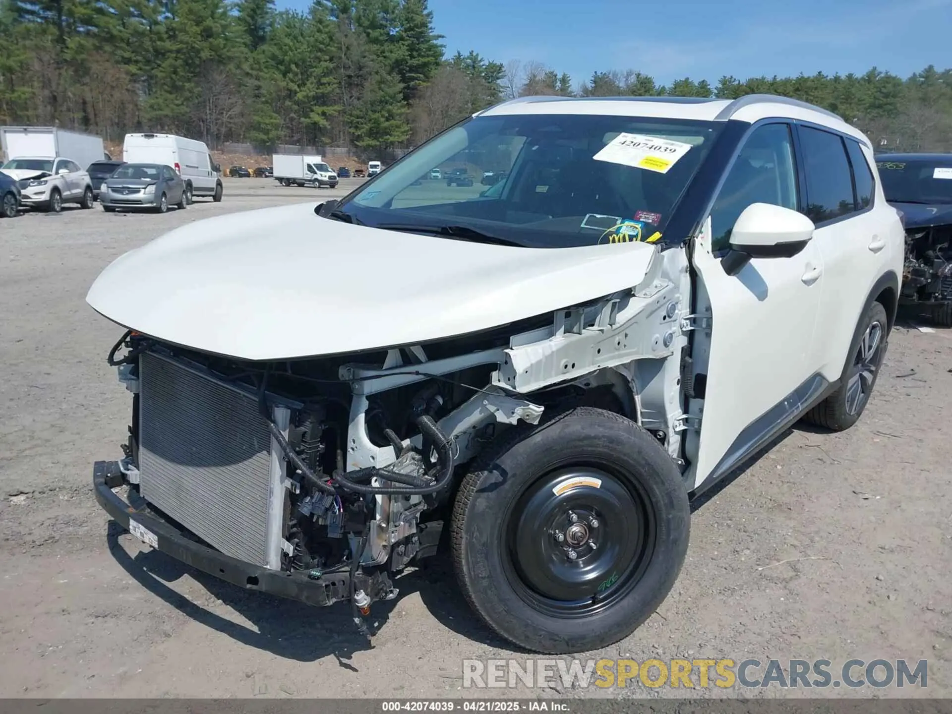 2 Photograph of a damaged car 5N1AT3CB5MC766767 NISSAN ROGUE 2021