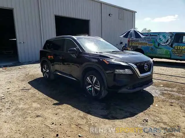 14 Photograph of a damaged car 5N1AT3CB6MC742106 NISSAN ROGUE 2021