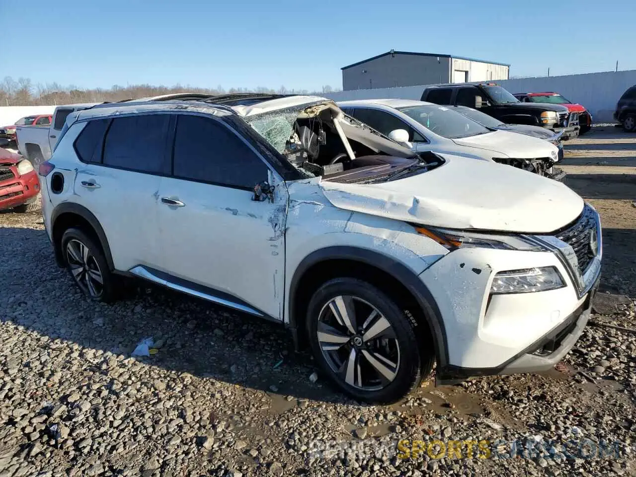 4 Фотография поврежденного автомобиля 5N1AT3CB8MC720074 NISSAN ROGUE 2021