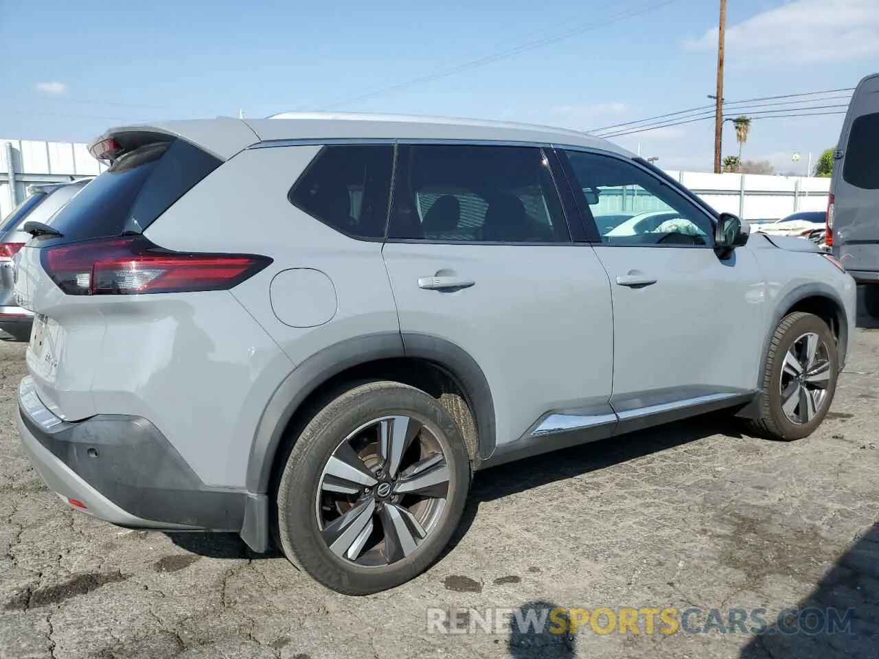 3 Photograph of a damaged car 5N1AT3CB9MC782731 NISSAN ROGUE 2021