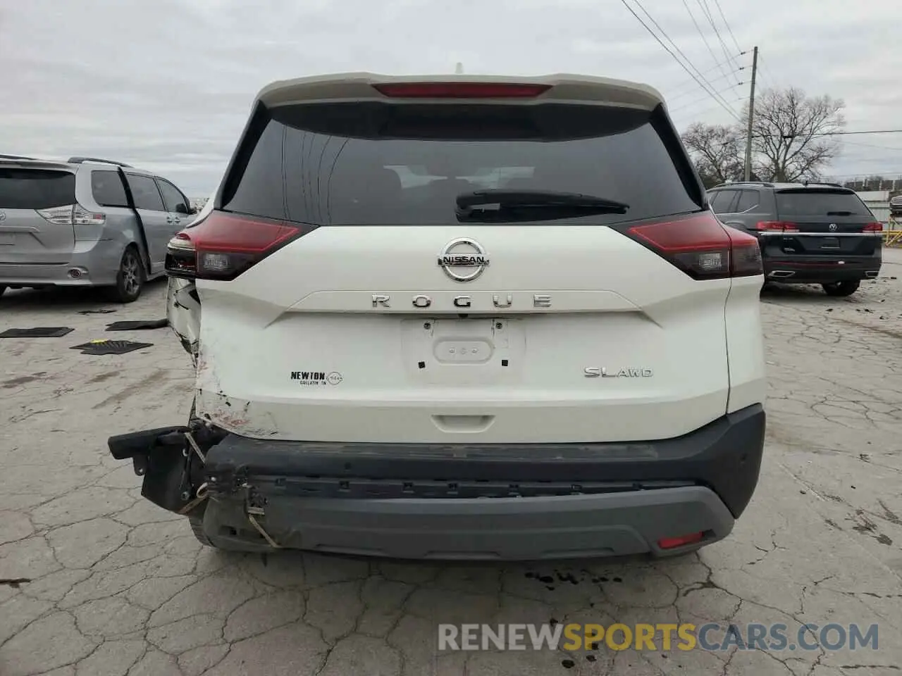 6 Photograph of a damaged car 5N1AT3CB9MC801519 NISSAN ROGUE 2021