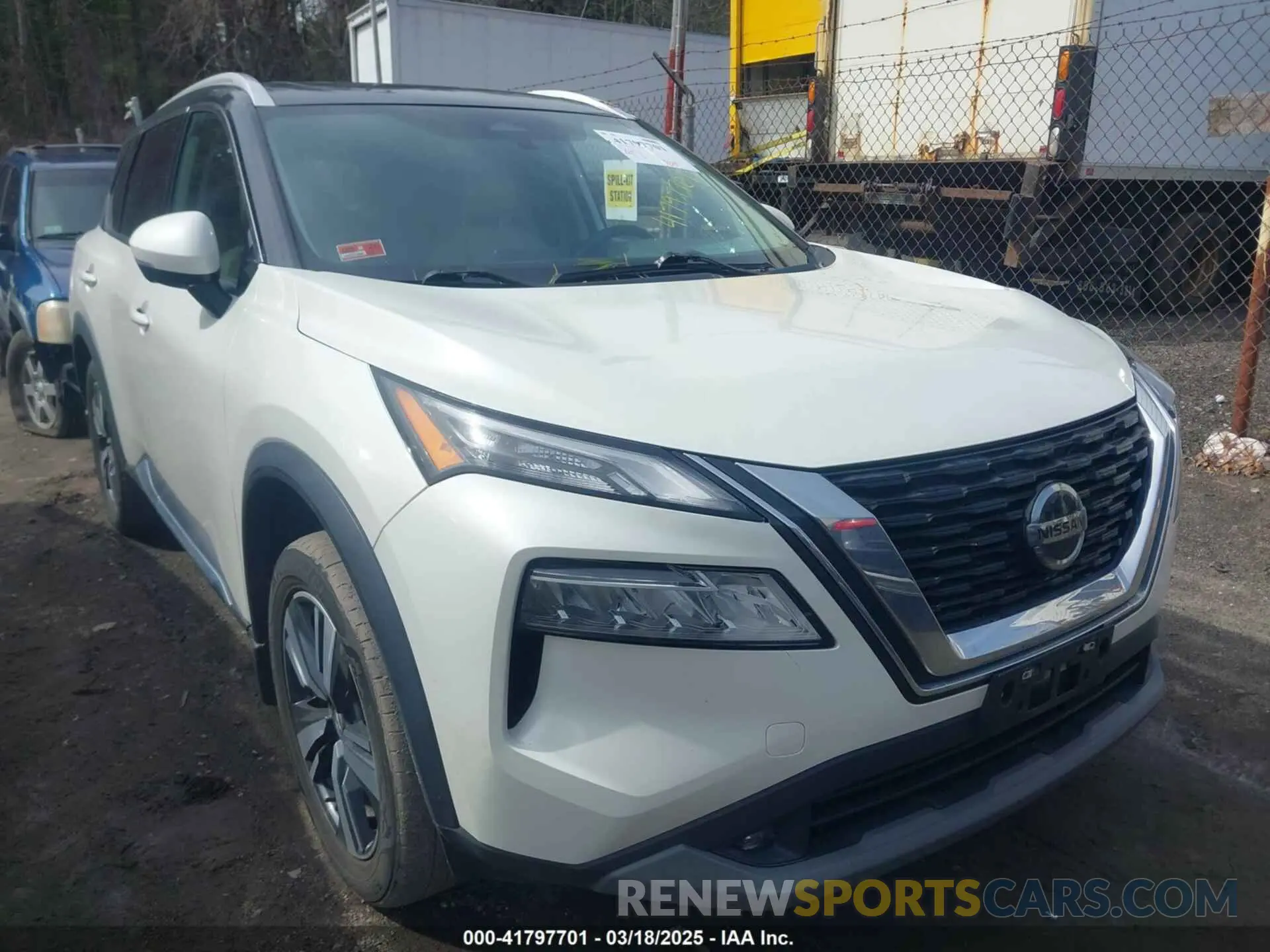 1 Photograph of a damaged car 5N1AT3CBXMC680953 NISSAN ROGUE 2021