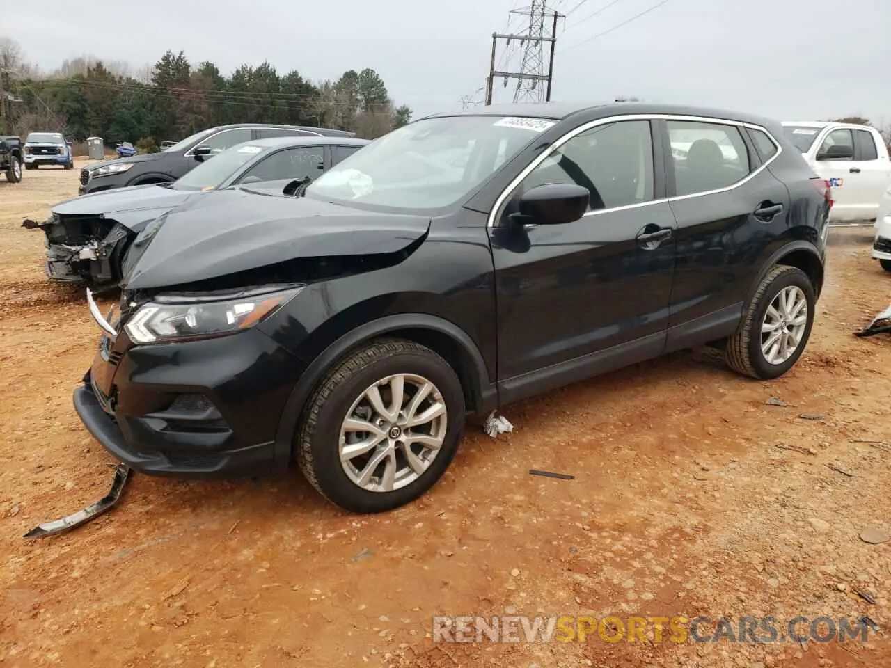 1 Photograph of a damaged car JN1BJ1AV0MW303968 NISSAN ROGUE 2021