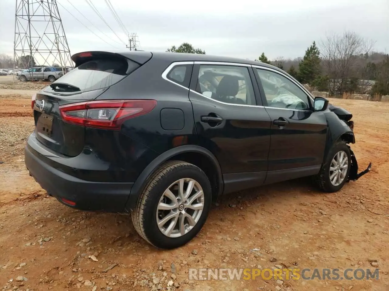 3 Photograph of a damaged car JN1BJ1AV0MW303968 NISSAN ROGUE 2021