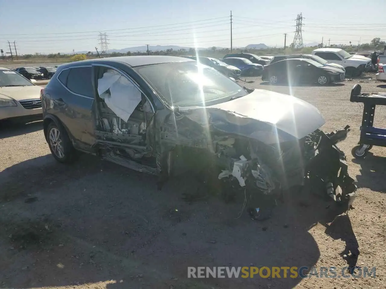 4 Фотография поврежденного автомобиля JN1BJ1AV1MW305695 NISSAN ROGUE 2021