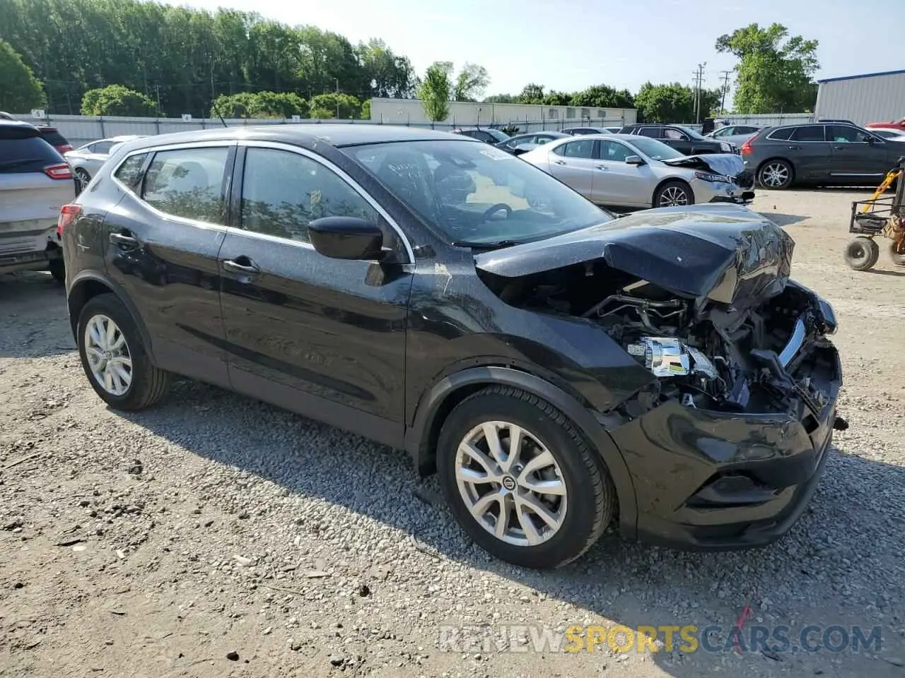 4 Фотография поврежденного автомобиля JN1BJ1AV1MW322075 NISSAN ROGUE 2021