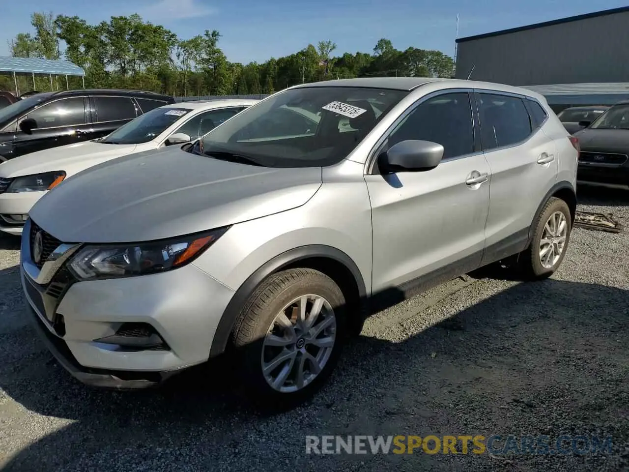 1 Photograph of a damaged car JN1BJ1AV2MW571355 NISSAN ROGUE 2021