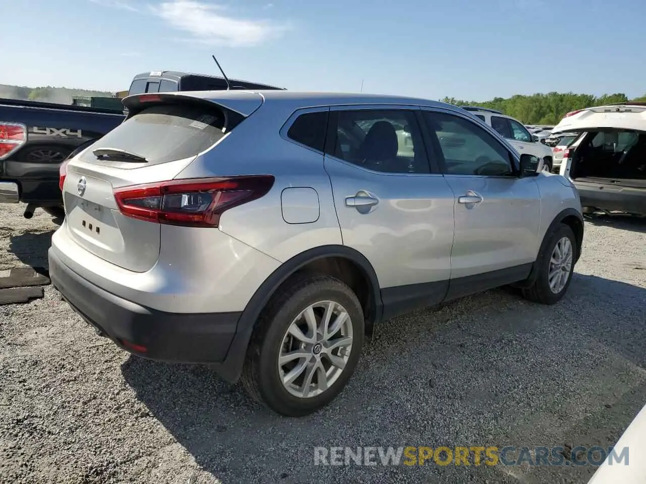 3 Photograph of a damaged car JN1BJ1AV2MW571355 NISSAN ROGUE 2021