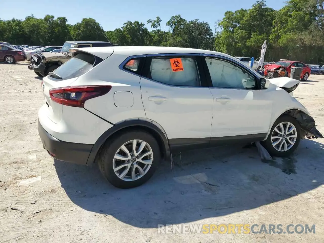 3 Photograph of a damaged car JN1BJ1AV3MW301664 NISSAN ROGUE 2021