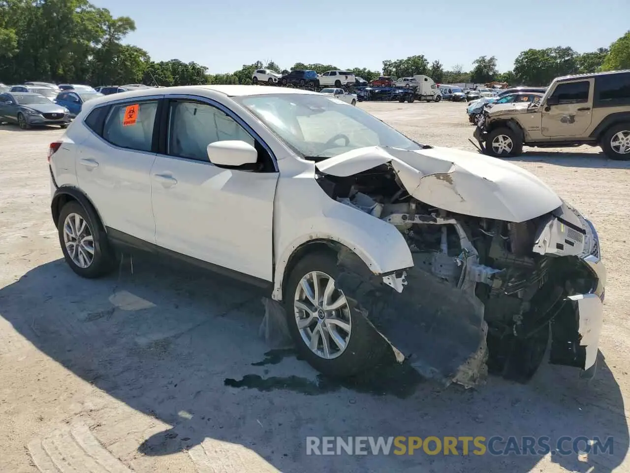 4 Photograph of a damaged car JN1BJ1AV3MW301664 NISSAN ROGUE 2021