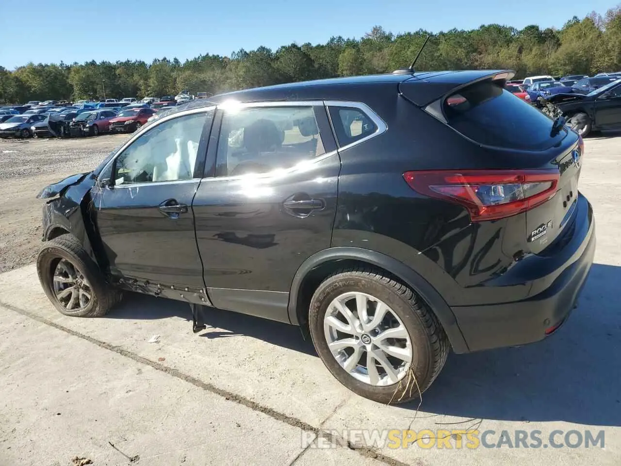 2 Photograph of a damaged car JN1BJ1AV3MW304368 NISSAN ROGUE 2021