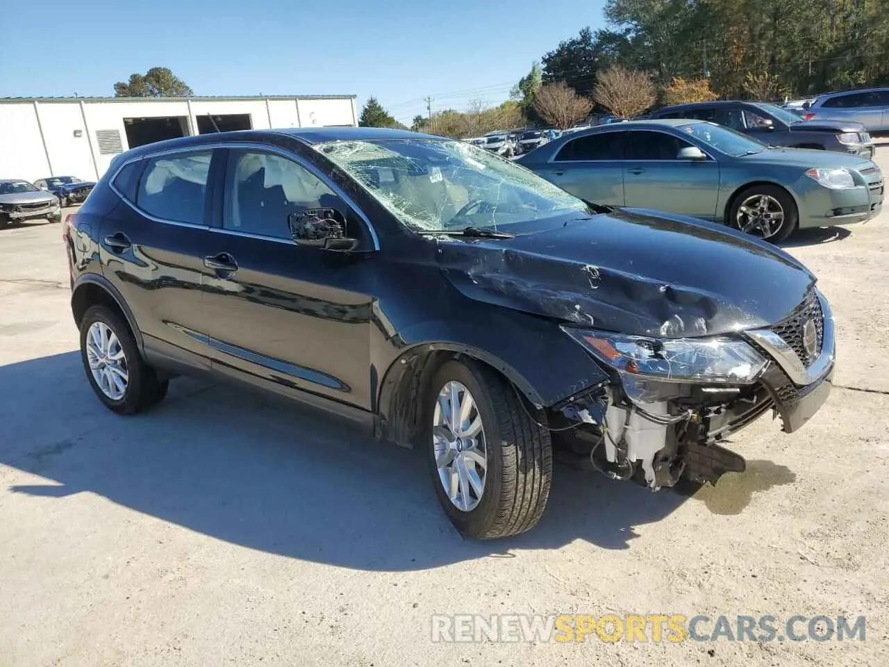 4 Photograph of a damaged car JN1BJ1AV3MW304368 NISSAN ROGUE 2021