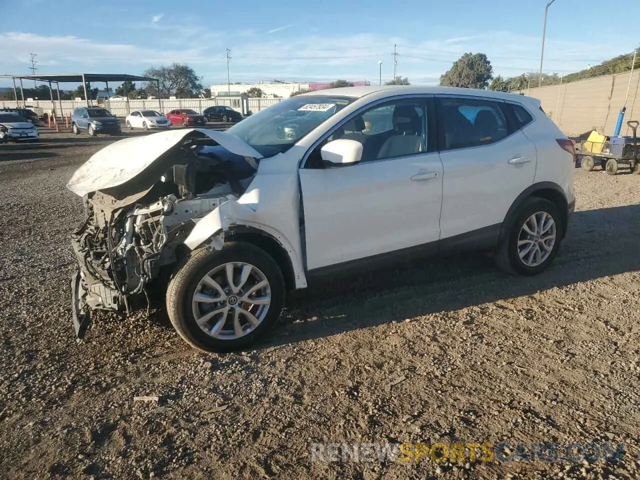 1 Photograph of a damaged car JN1BJ1AV3MW304838 NISSAN ROGUE 2021
