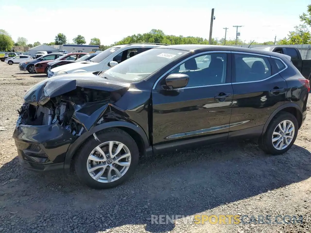 1 Photograph of a damaged car JN1BJ1AV3MW562132 NISSAN ROGUE 2021
